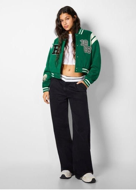 BERSHKA VARSITY JACKET