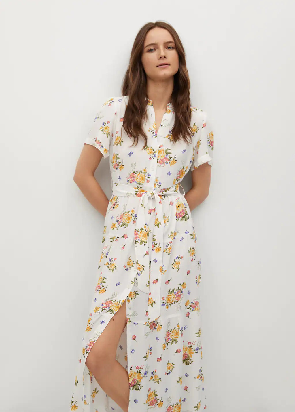 MANGO FLORAL PRINT DRESS