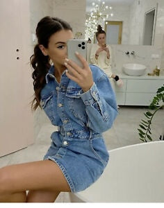 ZARA DENIM DRESS