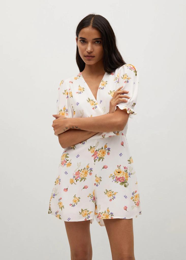 MANGO FLORAL PRINT PLAYSIUT