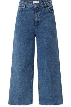 MANGO WIDE LEG DENIM PANTS