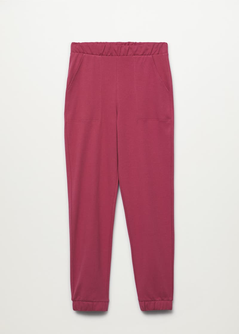 MANGO COTTON JOGGER-STYLE TROUSER