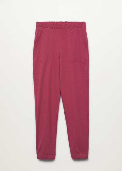 MANGO COTTON JOGGER-STYLE TROUSER