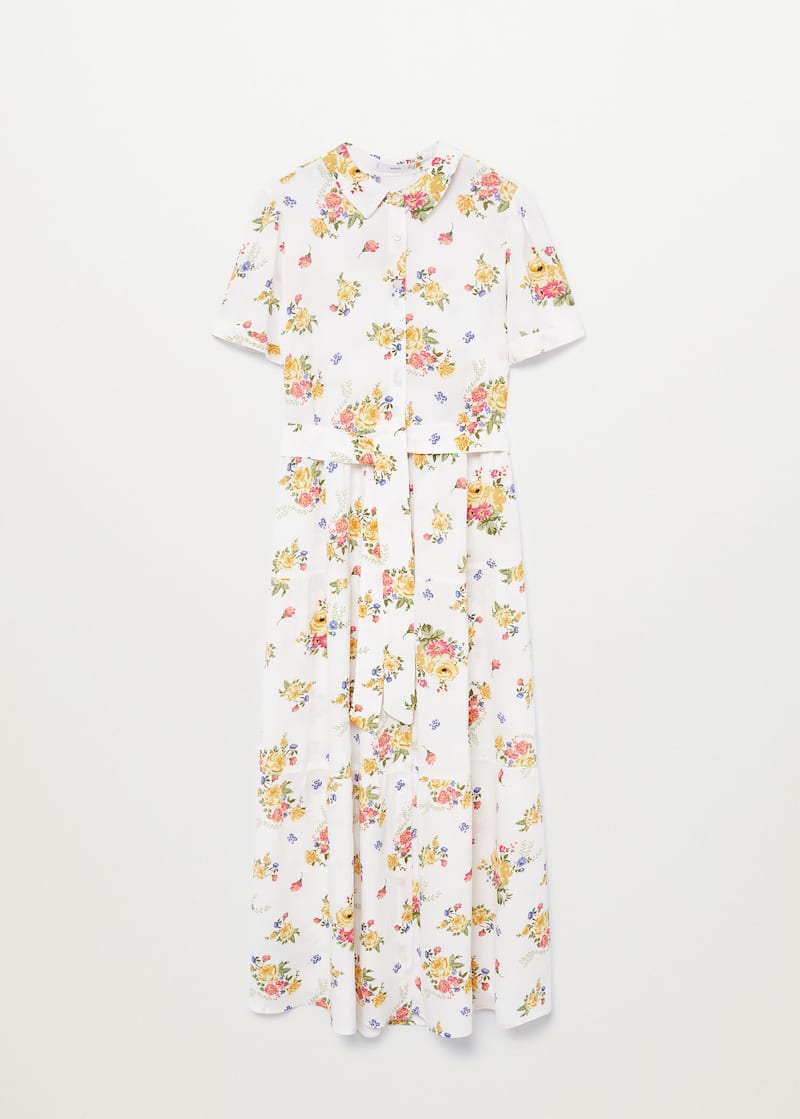 MANGO FLORAL PRINT DRESS