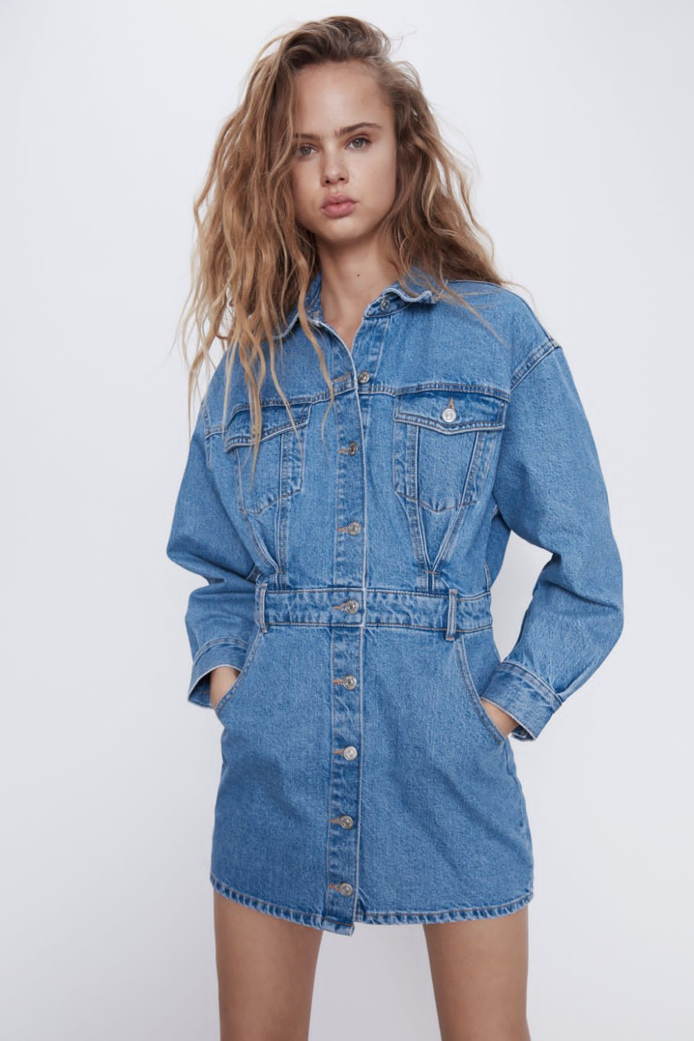 ZARA DENIM DRESS