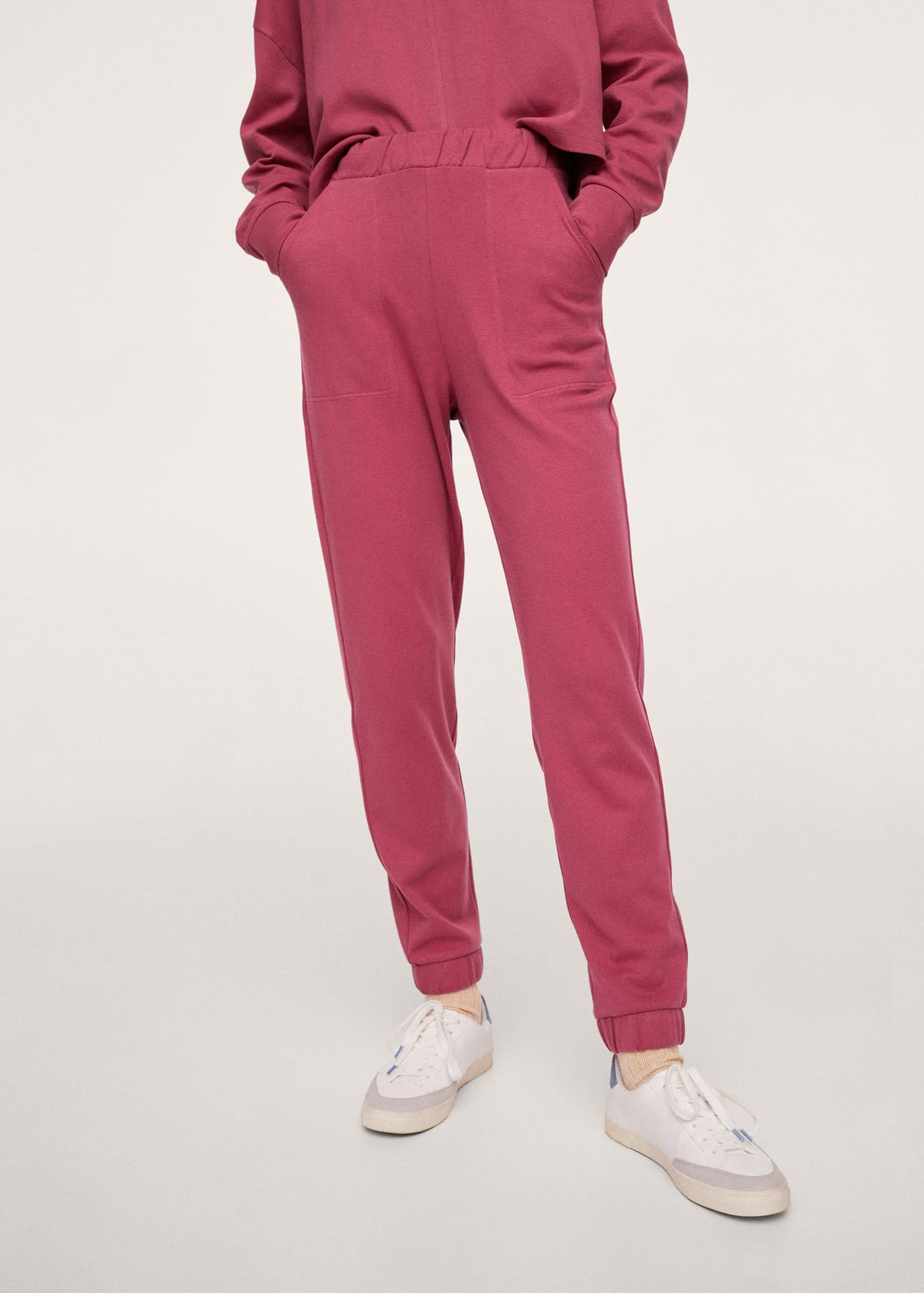 MANGO COTTON JOGGER-STYLE TROUSER