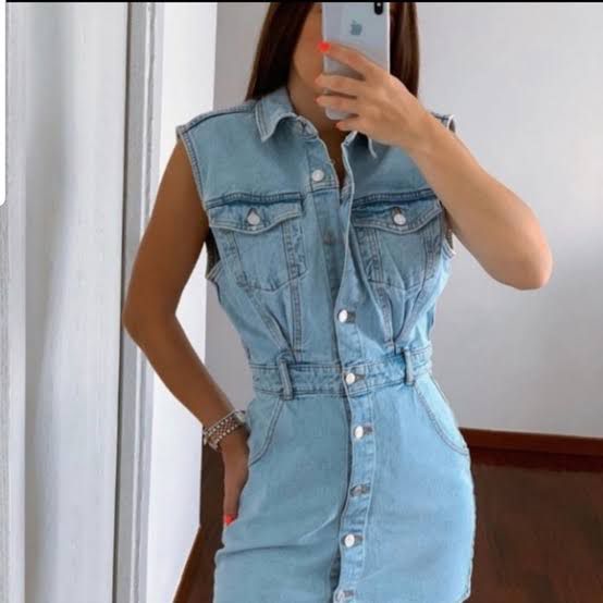 ZARA DENIM DRESS