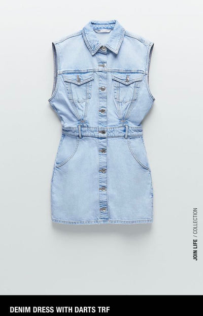 ZARA DENIM DRESS