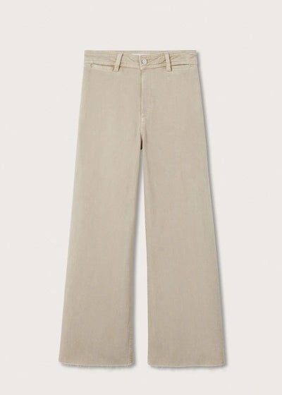 MANGO WIDE LEG DENIM PANTS