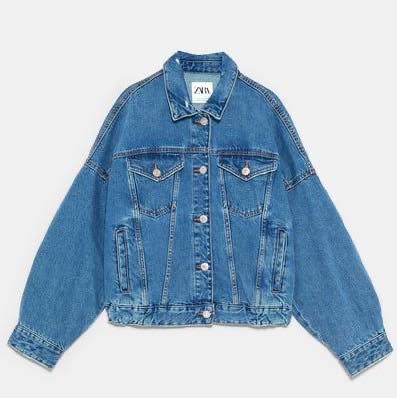 Zara Denim oversized Jacket